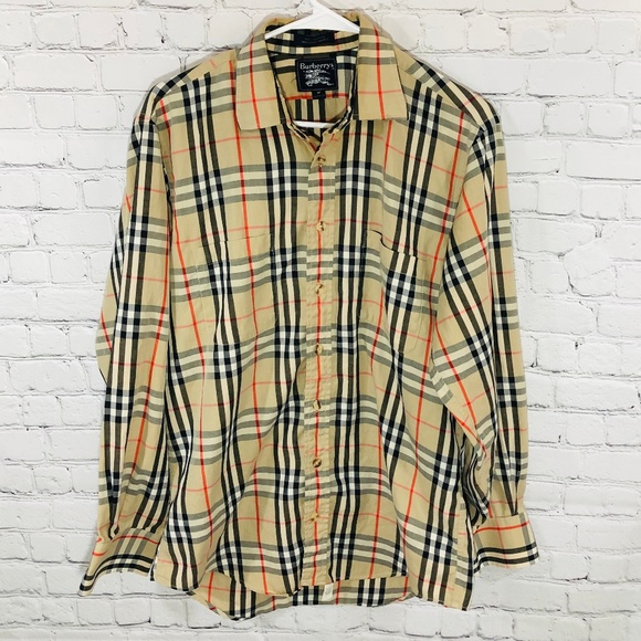 Burberry Other - Vintage Burberrys 90s Dress Shirt Authentic Med